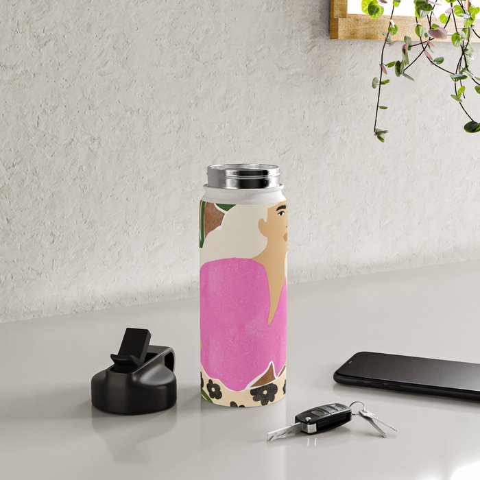 Spending time with my plants Water Bottle Gallery Image 4