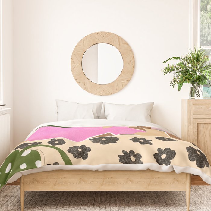 Spending time with my plants Duvet Cover Gallery Image 3