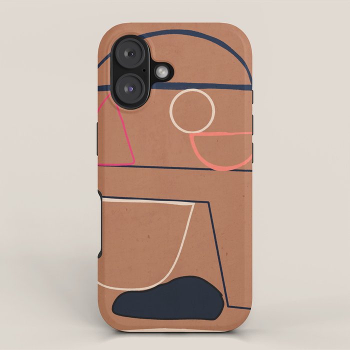 Modern Abstract Minimal Shapes 62 iPhone Case Gallery Image 1