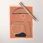 Modern Abstract Minimal Shapes 62 Wrapping Paper Gallery Image 1