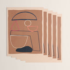 Modern Abstract Minimal Shapes 62 Wrapping Paper Gallery Image 3