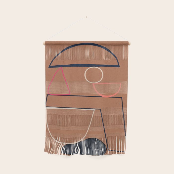 Modern Abstract Minimal Shapes 62 Wall Hanging Gallery Image 1
