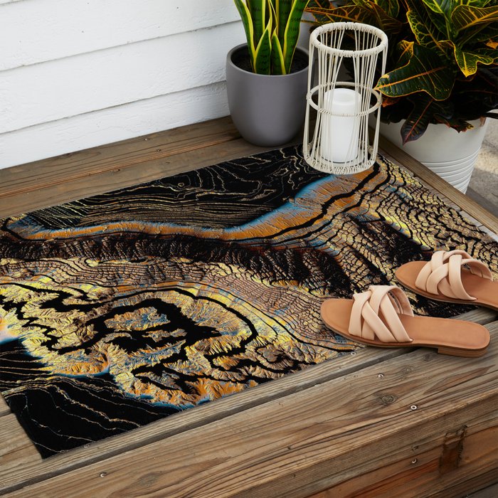 Golden Canyons Outdoor Rug Gallery Image 2
