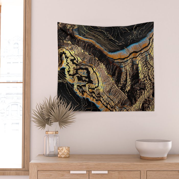 Golden Canyons Wall Tapestry Gallery Image 2
