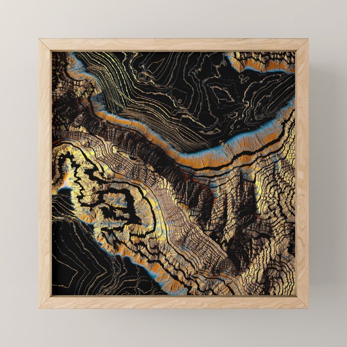 Golden Canyons Mini Art Print Gallery Image 1