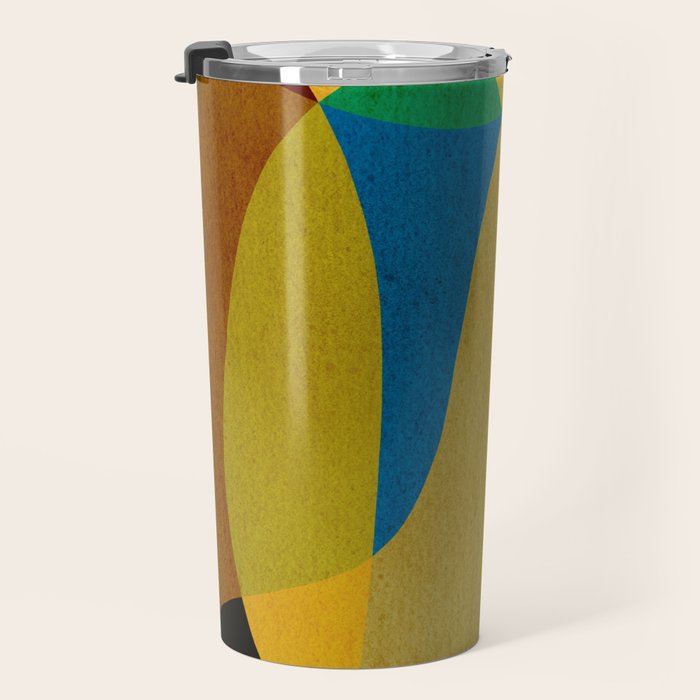 Abstract shapes 05 Travel Mug Gallery Image 3