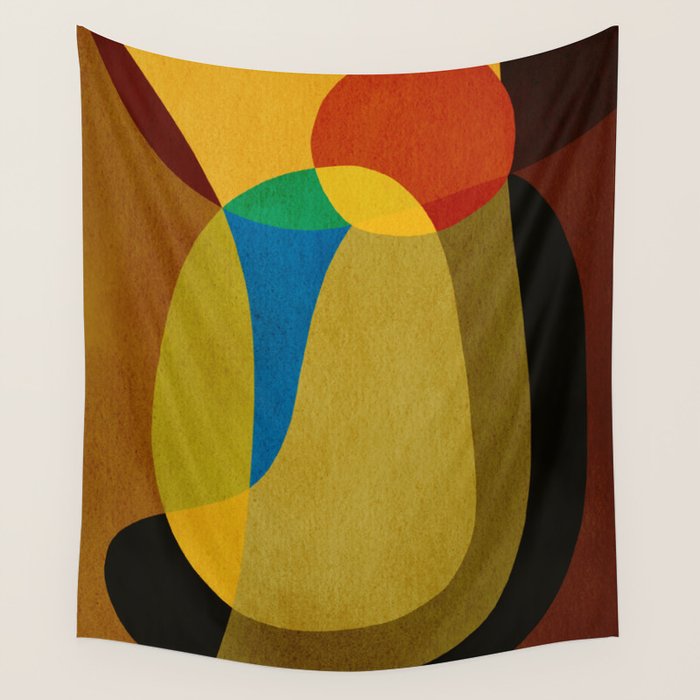 Abstract shapes 05 Wall Tapestry Gallery Image 1