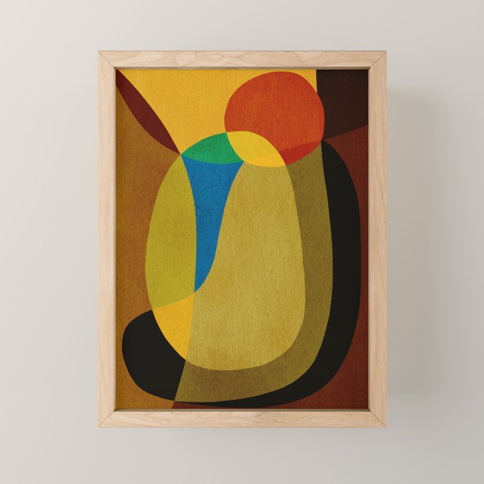 Abstract shapes 05 Mini Art Print Gallery Image 1