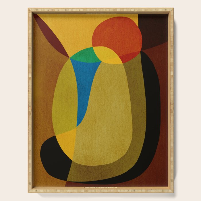 Abstract shapes 05 Serving Tray Gallery Image 1