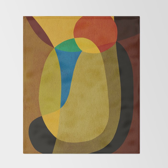 Abstract shapes 05 Throw Blanket Gallery Image 2