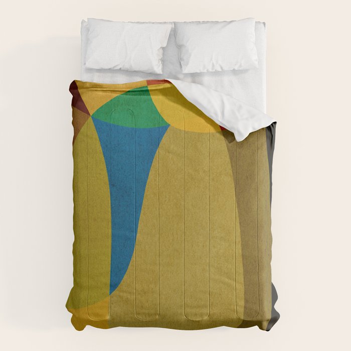 Abstract shapes 05 Comforter Gallery Image 6