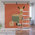 Whimsy Kangaroo Wall Mural Gallery Image 1