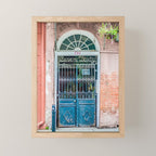 French Quarter Door New Orleans Mini Art Print Gallery Image 1