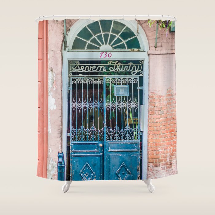 French Quarter Door New Orleans Shower Curtain Gallery Image 1