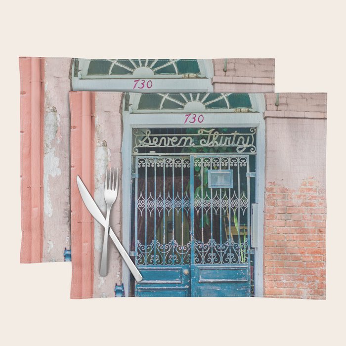 French Quarter Door New Orleans Placemat Gallery Image 1