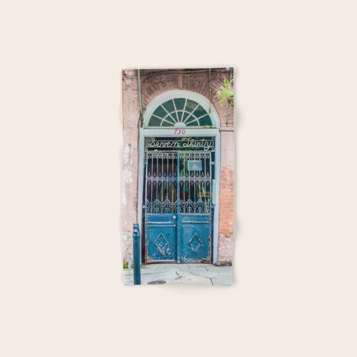 French Quarter Door New Orleans Bath Towel Gallery Image 1