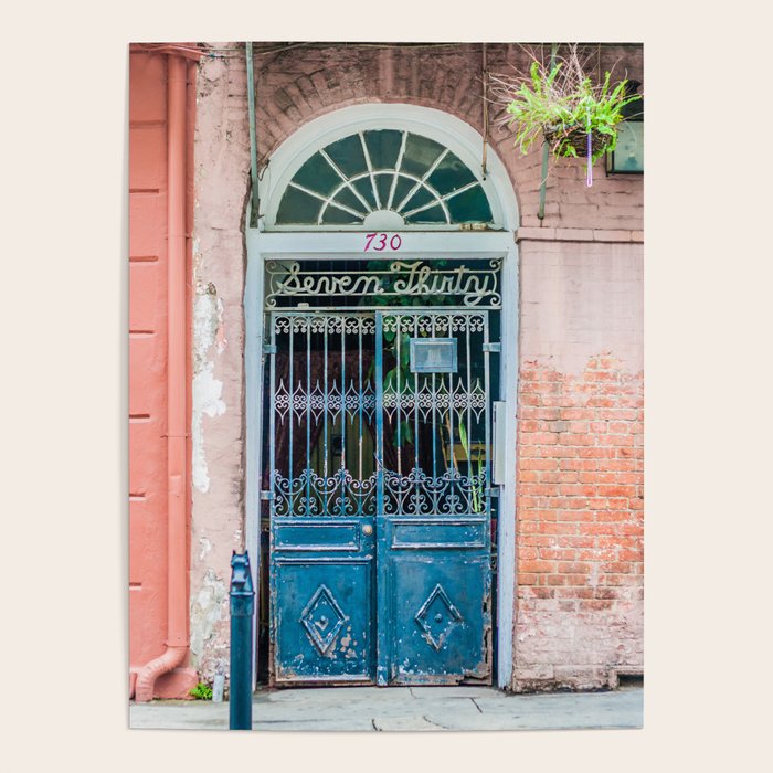 French Quarter Door New Orleans Poster Gallery Image 1
