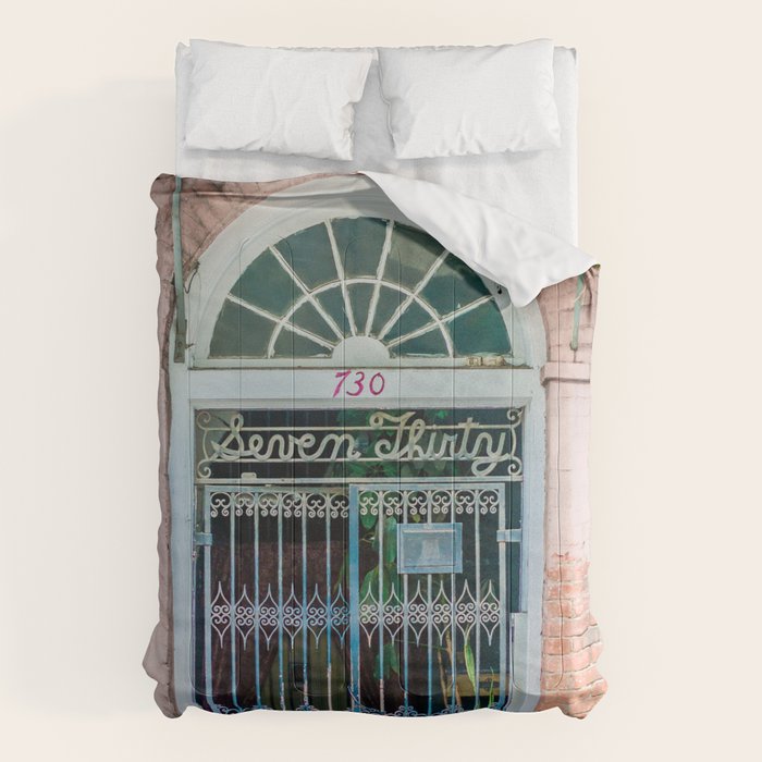 French Quarter Door New Orleans Comforter Gallery Image 6