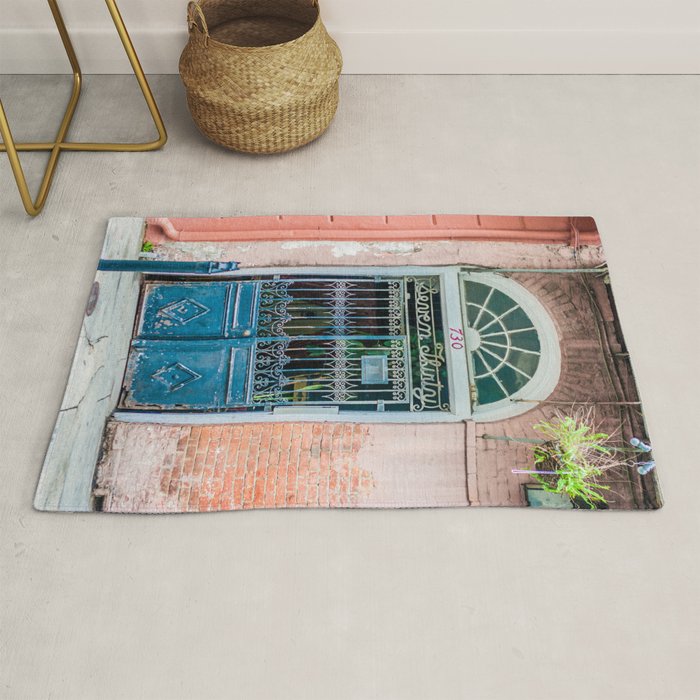 French Quarter Door New Orleans Rug Gallery Image 1
