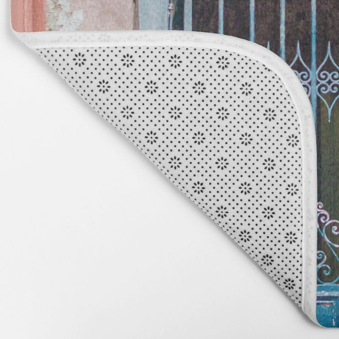 French Quarter Door New Orleans Bath Mat Gallery Image 2