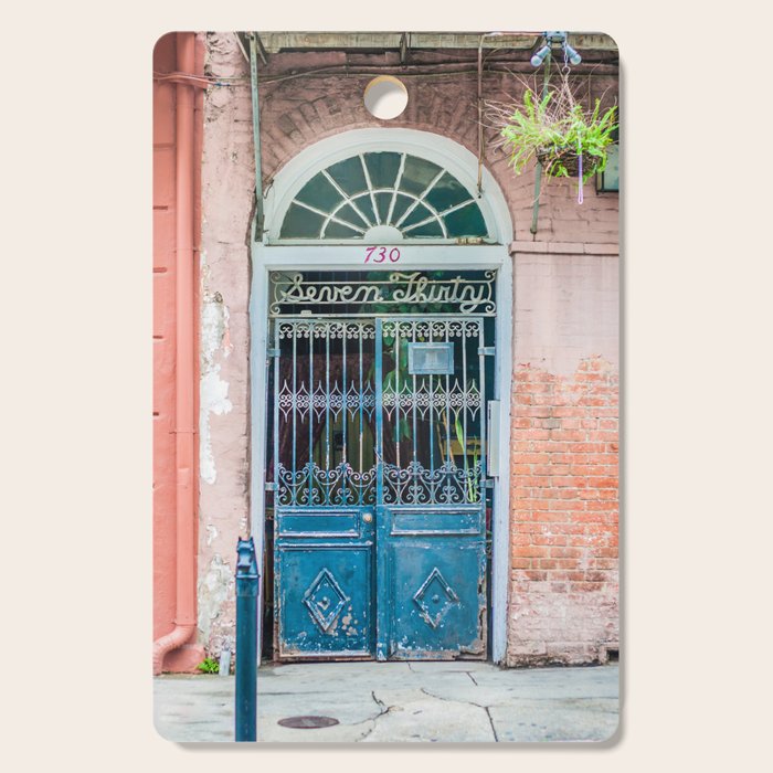French Quarter Door New Orleans Cutting Board Gallery Image 1