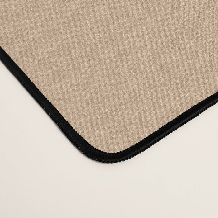Bauhaus Mid Century Modern Geometric X Neutral Beige Desk Mat Gallery Image 4