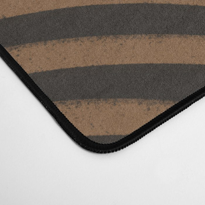 Tribal Pattern in Brown & Soft Red Desk Mat Gallery Image 4