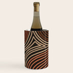 Tribal Pattern in Brown & Soft Red Wine Chiller Gallery Image 1