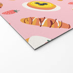 Vintage sweet pastry dessert food pattern Welcome Mat Gallery Image 2