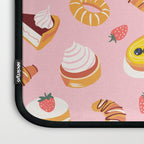 Vintage sweet pastry dessert food pattern Laptop Sleeve Gallery Image 3