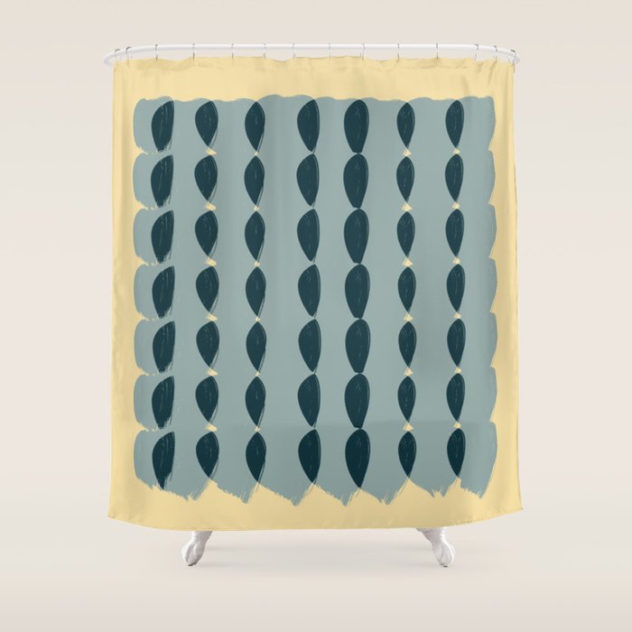  Plaits on Buttercream Shower Curtain Gallery Image 1