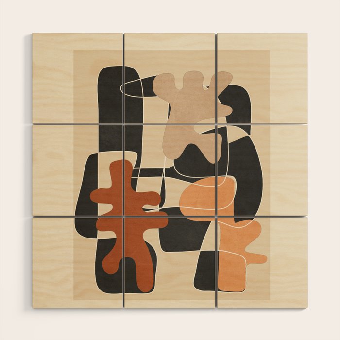 Organic Rhythms 9 Wood Wall Art Gallery Image 1