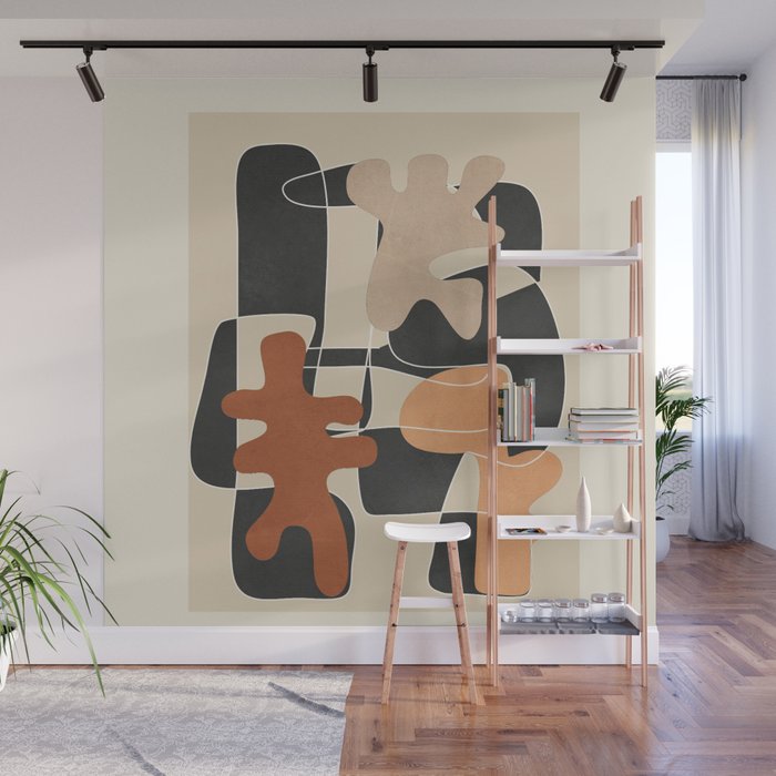 Organic Rhythms 9 Wall Mural Gallery Image 1