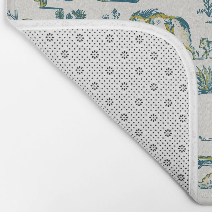 Grand Canyon National Park, Arizona Wildlife Pattern (Version 2) Bath Mat Gallery Image 2