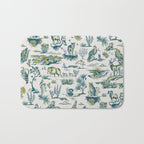 Grand Canyon National Park, Arizona Wildlife Pattern (Version 2) Bath Mat Gallery Image 1