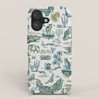 Grand Canyon National Park, Arizona Wildlife Pattern (Version 2) iPhone Case Gallery Image 1