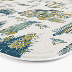 Grand Canyon National Park, Arizona Wildlife Pattern (Version 2) Bath Mat Gallery Image 3