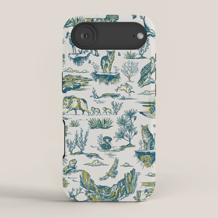 Grand Canyon National Park, Arizona Wildlife Pattern (Version 2) iPhone Case Gallery Image 2