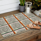 minimal floral Outdoor Rug Gallery Image 2