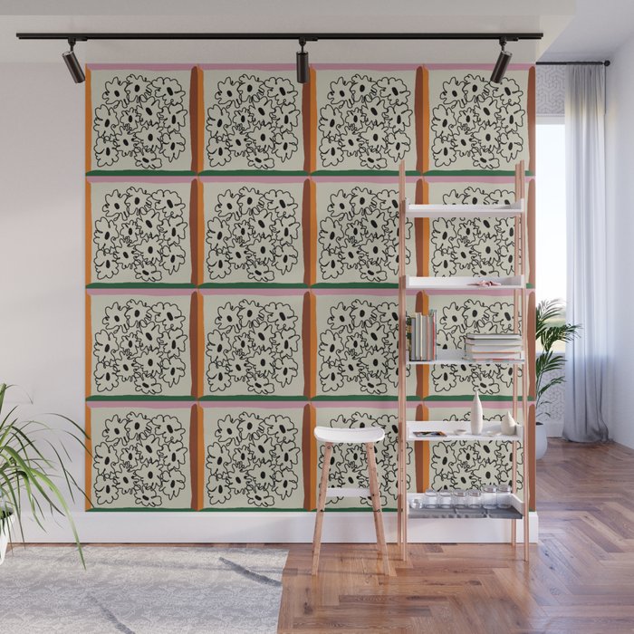 minimal floral Wall Mural Gallery Image 1