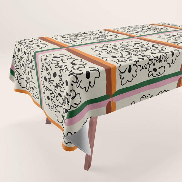 minimal floral Tablecloth Gallery Image 1
