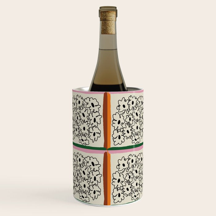 minimal floral Wine Chiller Gallery Image 1