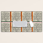 minimal floral Desk Mat Gallery Image 1