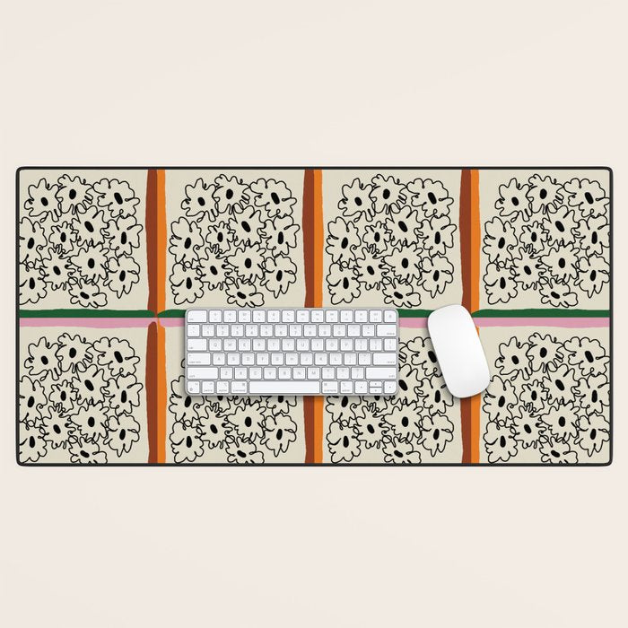 minimal floral Desk Mat Gallery Image 1