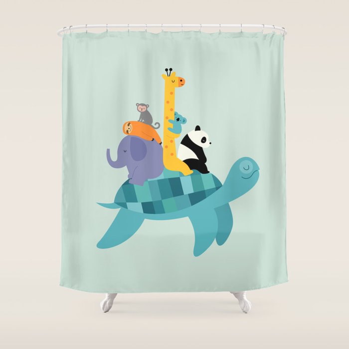 Travel Together Shower Curtain Gallery Image 1