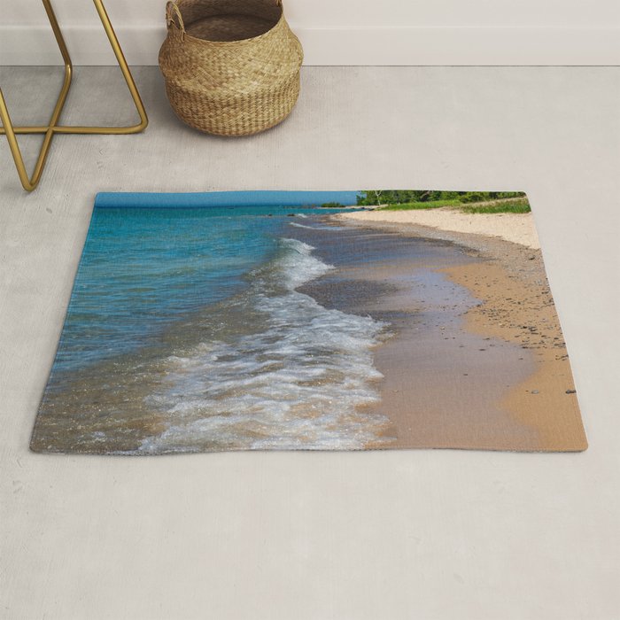 Lake Michigan Beach, Charlevoix - II Rug Gallery Image 1