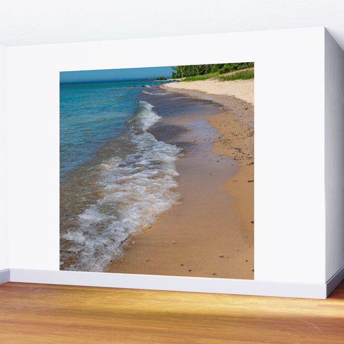 Lake Michigan Beach, Charlevoix - II Wall Mural Gallery Image 2