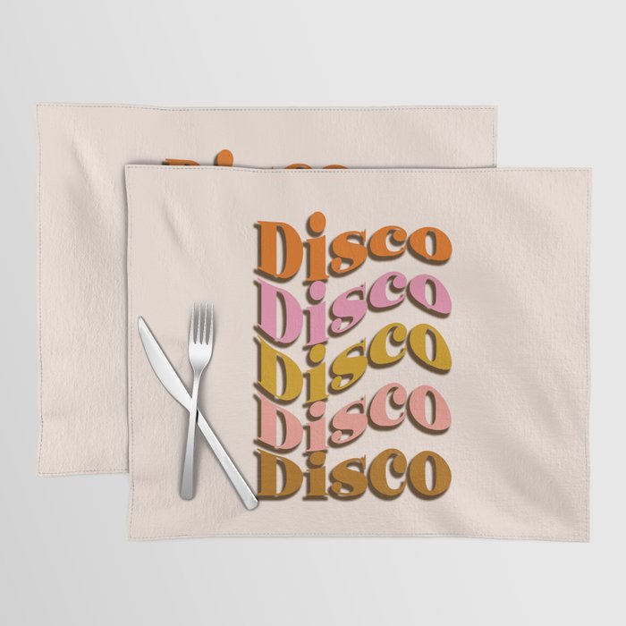 Groovy Disco Disco Placemat Gallery Image 1