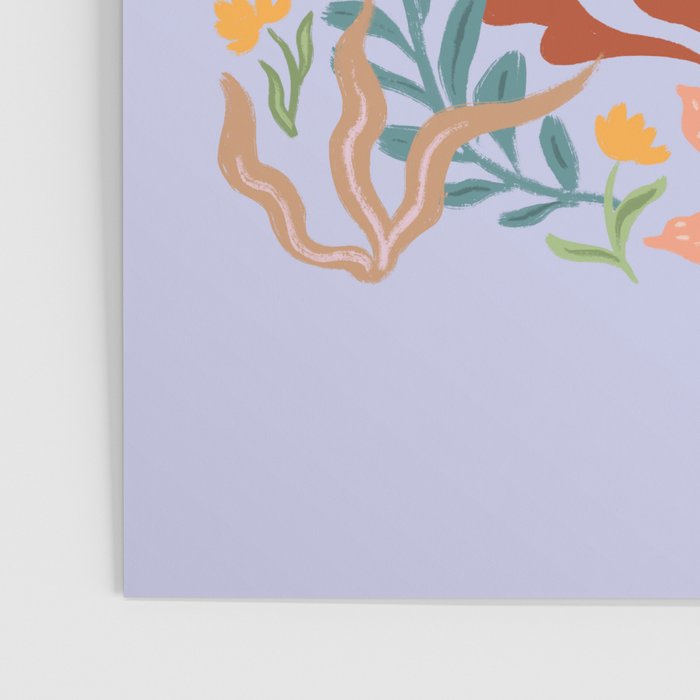 Lilac Whimsical Garden  Poster Gallery Image 3