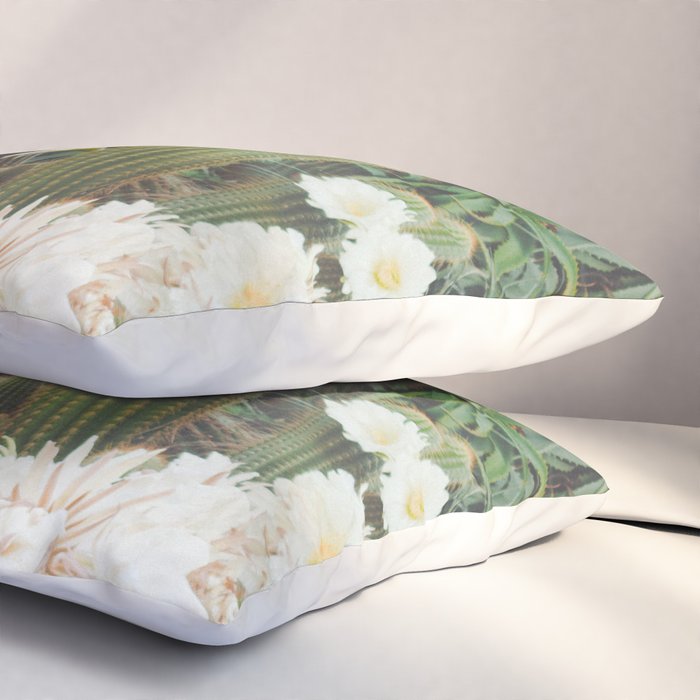 Cactus and Flowers Pillow Sham Gallery Image 3